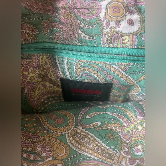 ✨Vintage✨ Hobo black leather clutch - Picture 5 of 5